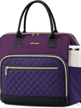 Lunch Bag Women, Insulated Adult Lunch Box for Women Work, Wide Opening Leakproo